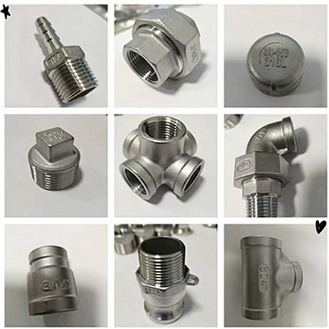 Threaded pipe fittings